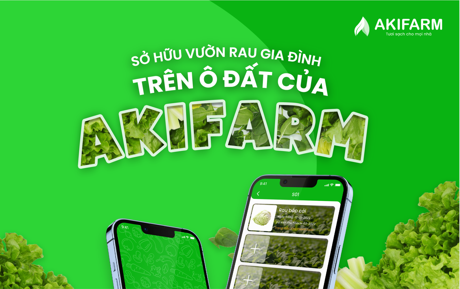 Hình ảnh ứng dụng Akifarm do BigDataTech phát triển